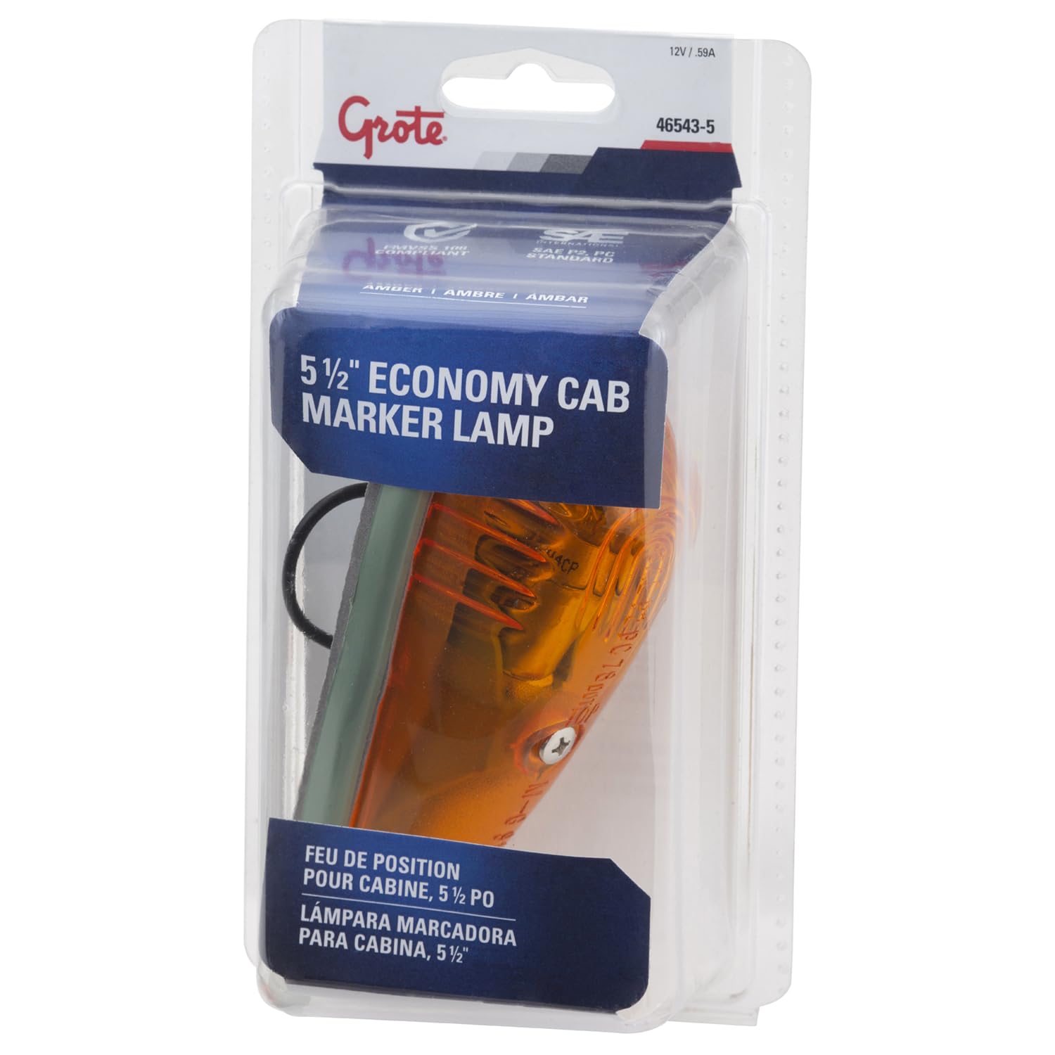 Amazon.com: Grote 46543-5 Economy Cab Marker Light : Automotive